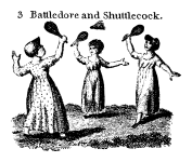 Un des jeux  l'origine du badminton